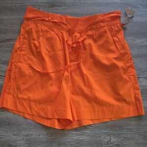 Jason Wu Orange High Waist Summer Shorts